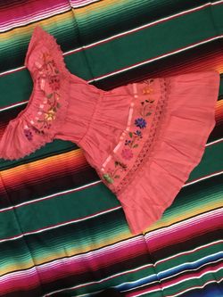 Off the shoulder Mexican dress