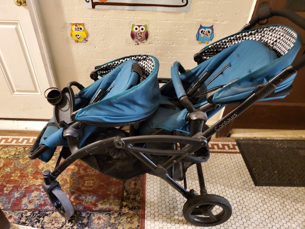 double decker pet stroller for sale Decker Pet Stroller with Select Color:Black and Gray Brand_InStep Kent 15.6