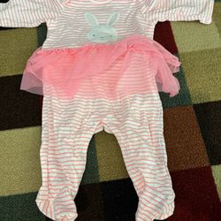 Carters Baby Girl Easter Tutu Bodysuit . Size 3 Months. Brand New