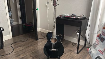 4 String Acoustic Electric Bass Guitar