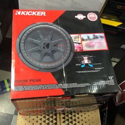 Kicker CompRT 12 On Same For 179.99 
