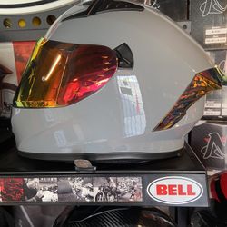 New Grey Dot Motorcycle Helmet $150