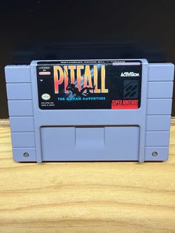 Pitfall: The Mayan Adventure SNES Cartridge