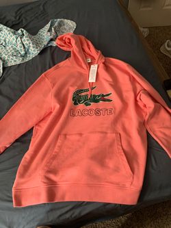 Lacoste hoodie pink