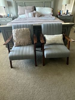 Pair of Mid-Century Modern Accent Chairs
