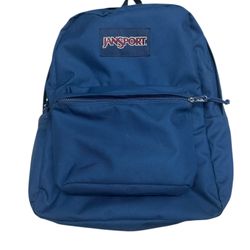 JanSport SuperBreak One Backpack, Navy, Lightweight Durable School Bag