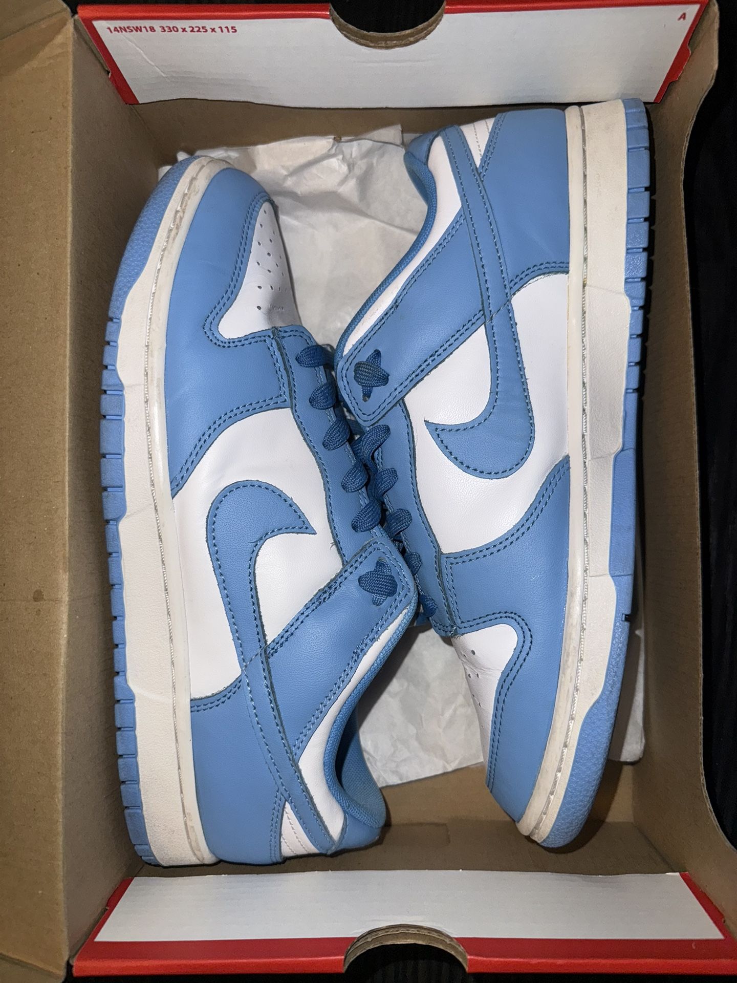 UNC Dunk Low size 10.5