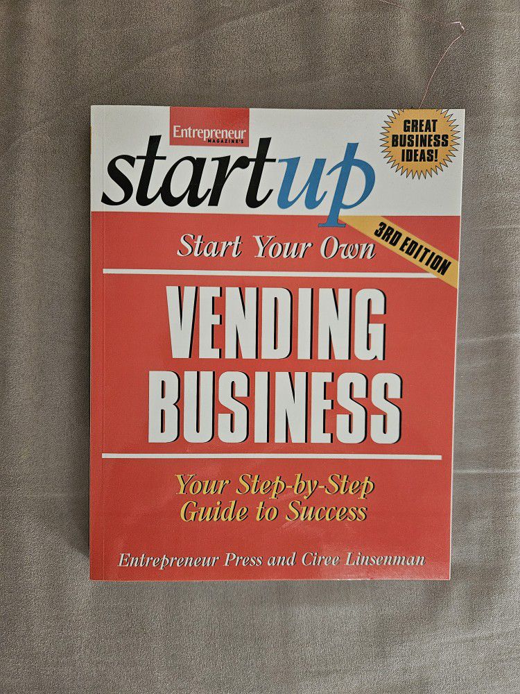 StartUp Series: StartUp Your Own Vending Business 3rd Edition Paperback Book