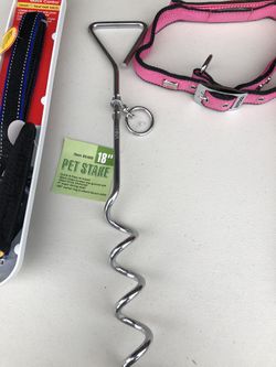 New Dog Leash, Cone, Yard Leash