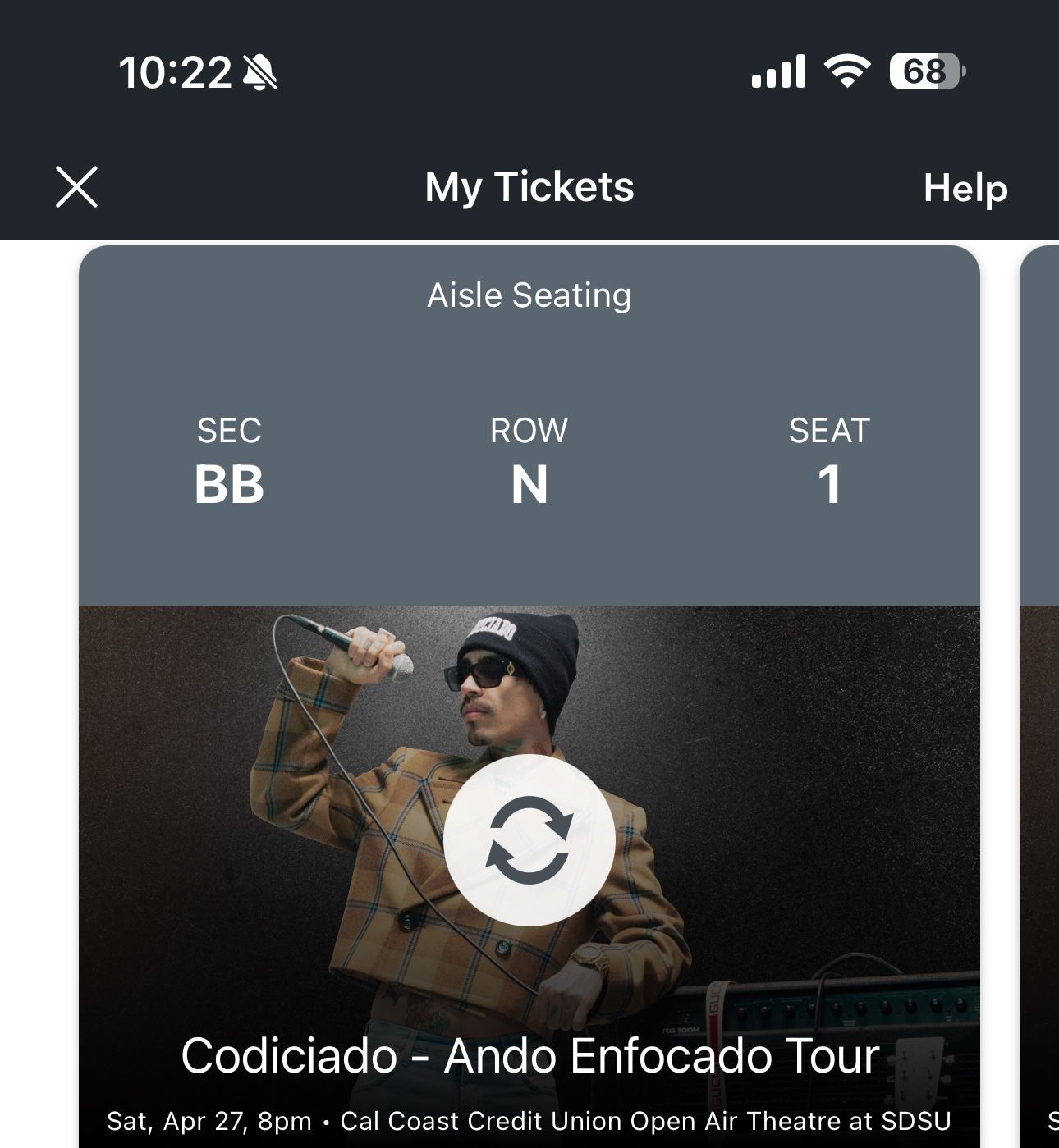 Codiciado Tickets