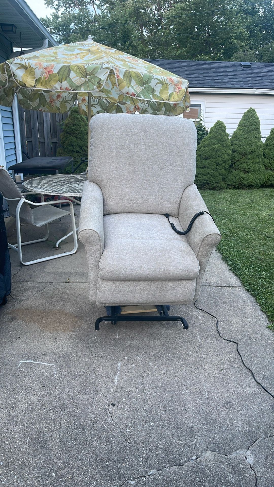 Fabric Lift Chair Is On Good Condition Sale For $175