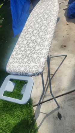 Ironing Board with Large 51 x 13 Ironing Surface, Thickened 4 Layers Iron Board with Heat Resistant Cover and 100% Cotton Cover, 7 Adjustable Heights 