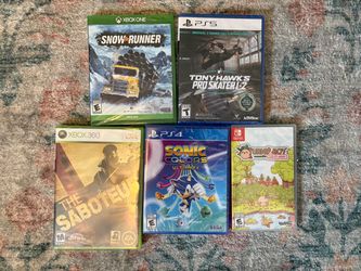 Lot of unopened video games - PS5, Xbox, Nintendo Switch
