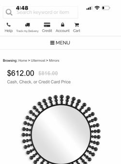Uttermost Aziel mirror