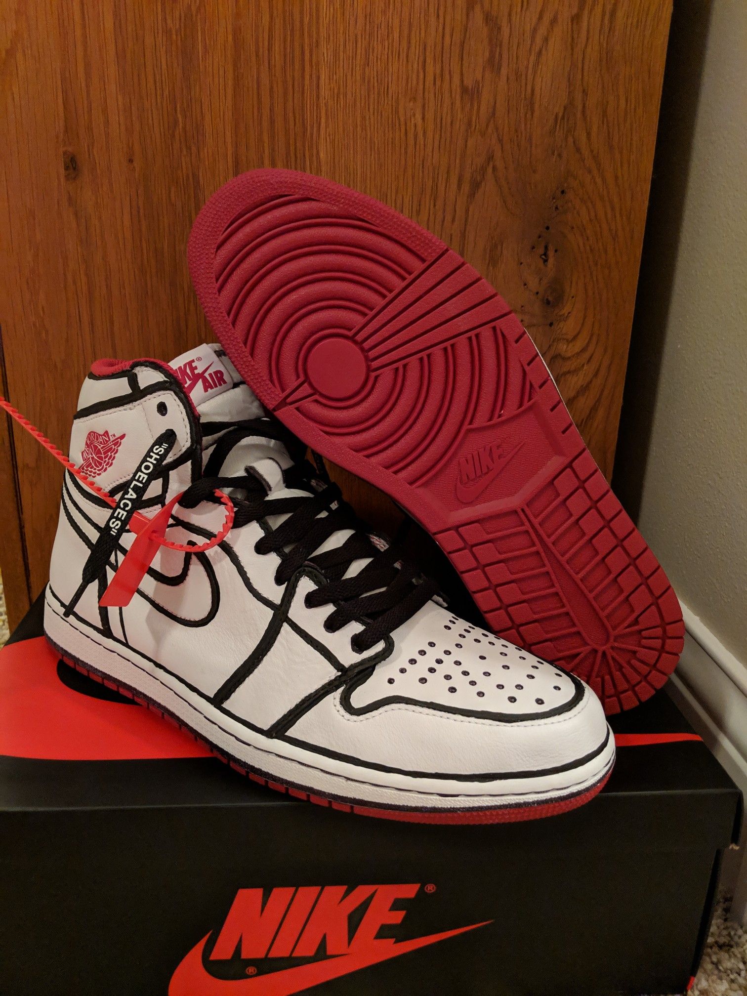 Nike Air Jordan 1 Retro Cartoon Custom - Size 13