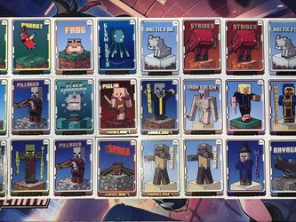 Minecraft Panini Cards Lot (See Description For Prices)