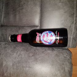 Budweiser Giant 15" Kenny Bernstein Glass bottle