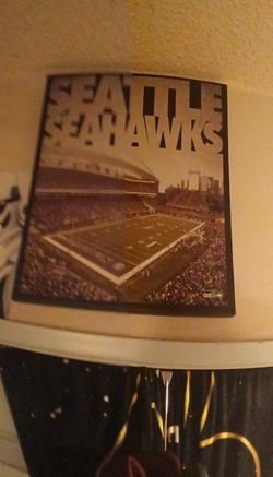 Seattle Seahawks Wooden Picture 