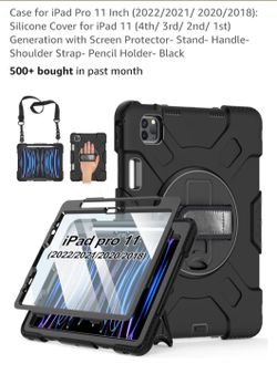 iPad Pro 11 " 3rd Gen Protection Case with Strap