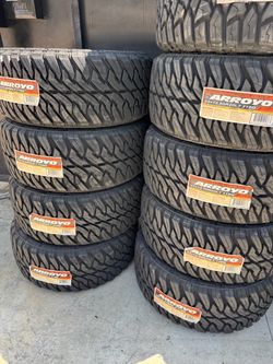 33x12.50r20 Arroyo MT tires nuevas con 50,000 millas de garantía las 3