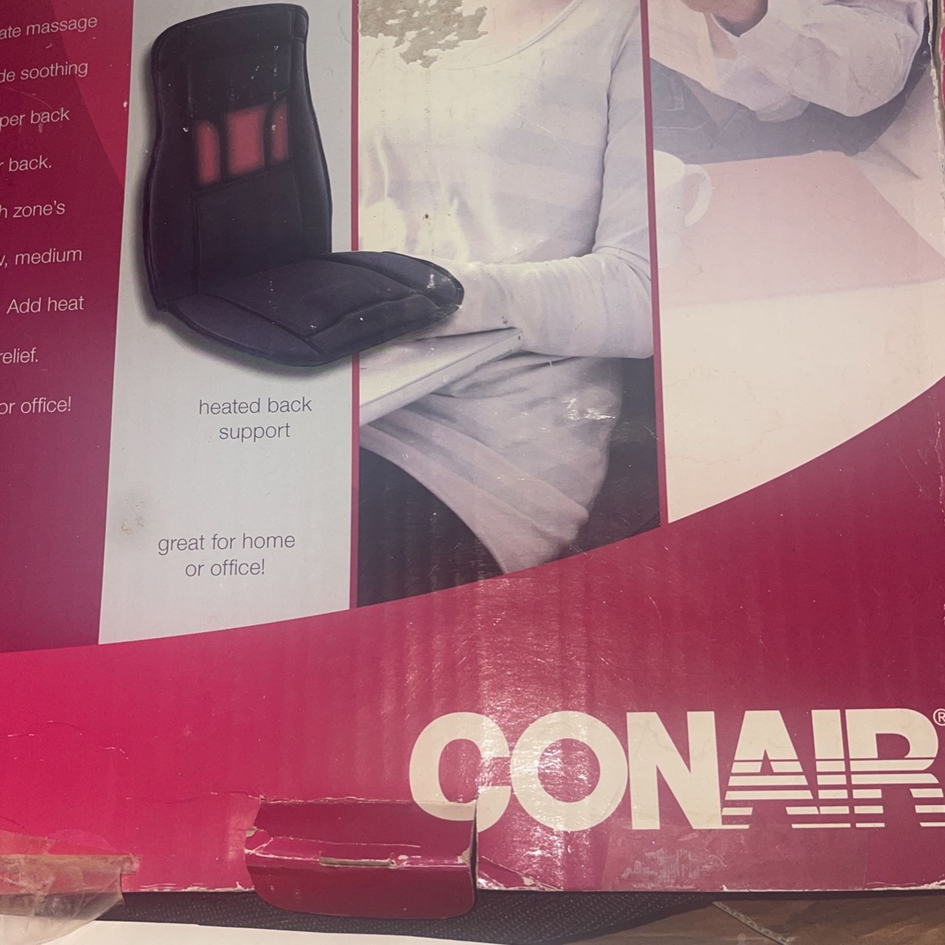 Heated Massaging Seat Cushion Perfect For Pain In Cold Weather