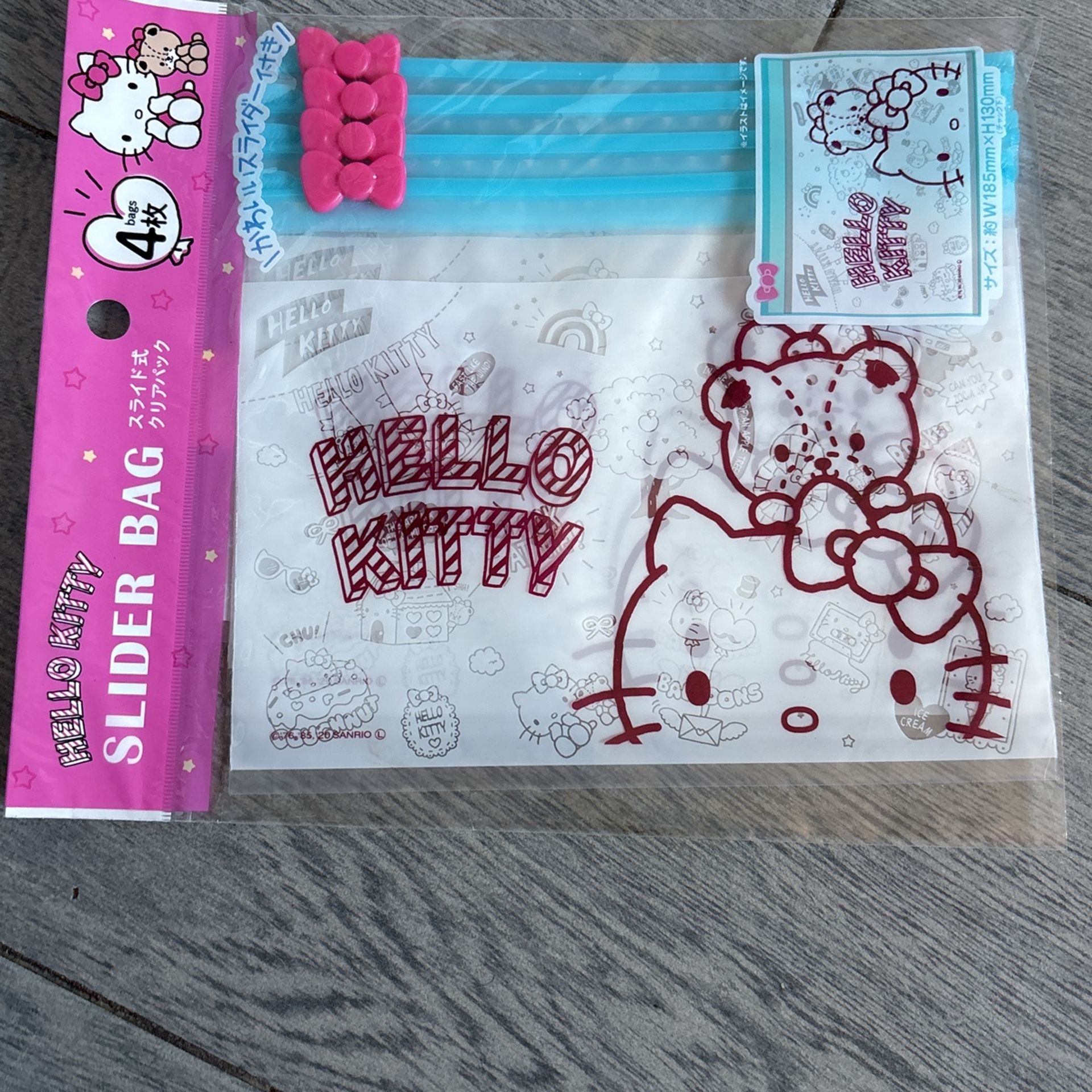 Sanrio Reusable Slider Bags