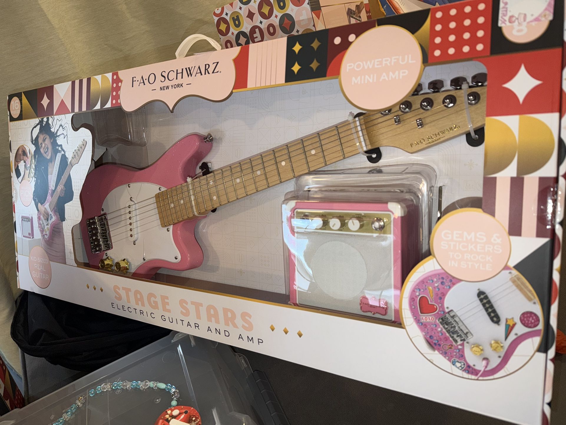 Kid Guitar And Mini Amp