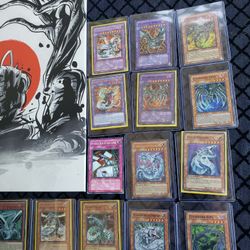 14 Cyber Dragons All Holo Glowing 1996 1st Edition 10/10 Yu-Gi-Oh cards $80, per card x 14 & $175! Anime Picture frame with signature 