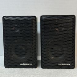 Audio Source Indoor Outdoor 2-way Speakers-Nice Quality-Metal Enclosures & Speaker Grilles-One of the Best Sounding I’ve Heard-Very Good Condition