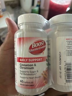 Boost glucose control pills
