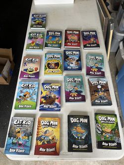 Dog Man And Cat Kid Book Collection