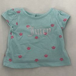 JUICY COUTURE BABY SHIRT 9-12 MONTHS