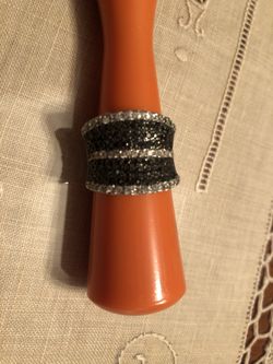 Ring stamped 925 with zirconia