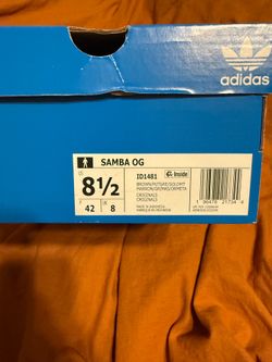 NIB Adidas Samba OG’s in brown leather and tan suede