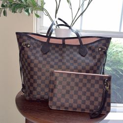 Authentic LV Neverfull MM W/pouch