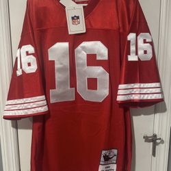 Joe Montana #16 San Francisco 49ers 1989 Throwback Jersey XL