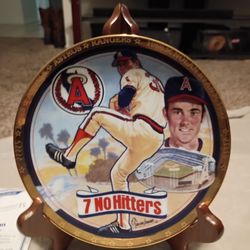 Nolan Ryan Collectors Plate 