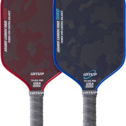 Pickleball Paddles Set of 2,2-Pack Pickleball Paddle,Aramid Fiber & T700 Carbon Fiber Pickle Ball Paddle,16MM Rackets for Superior Control & Strong Po