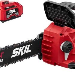 New Skil 40v Chainsaw & Yard Blower w/battery & charger