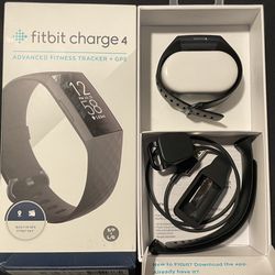 Fitbit Charge 4 - Fitness/Activity Tracker with Built-in GPS, Heart Rate, Sleep Tracking, Black