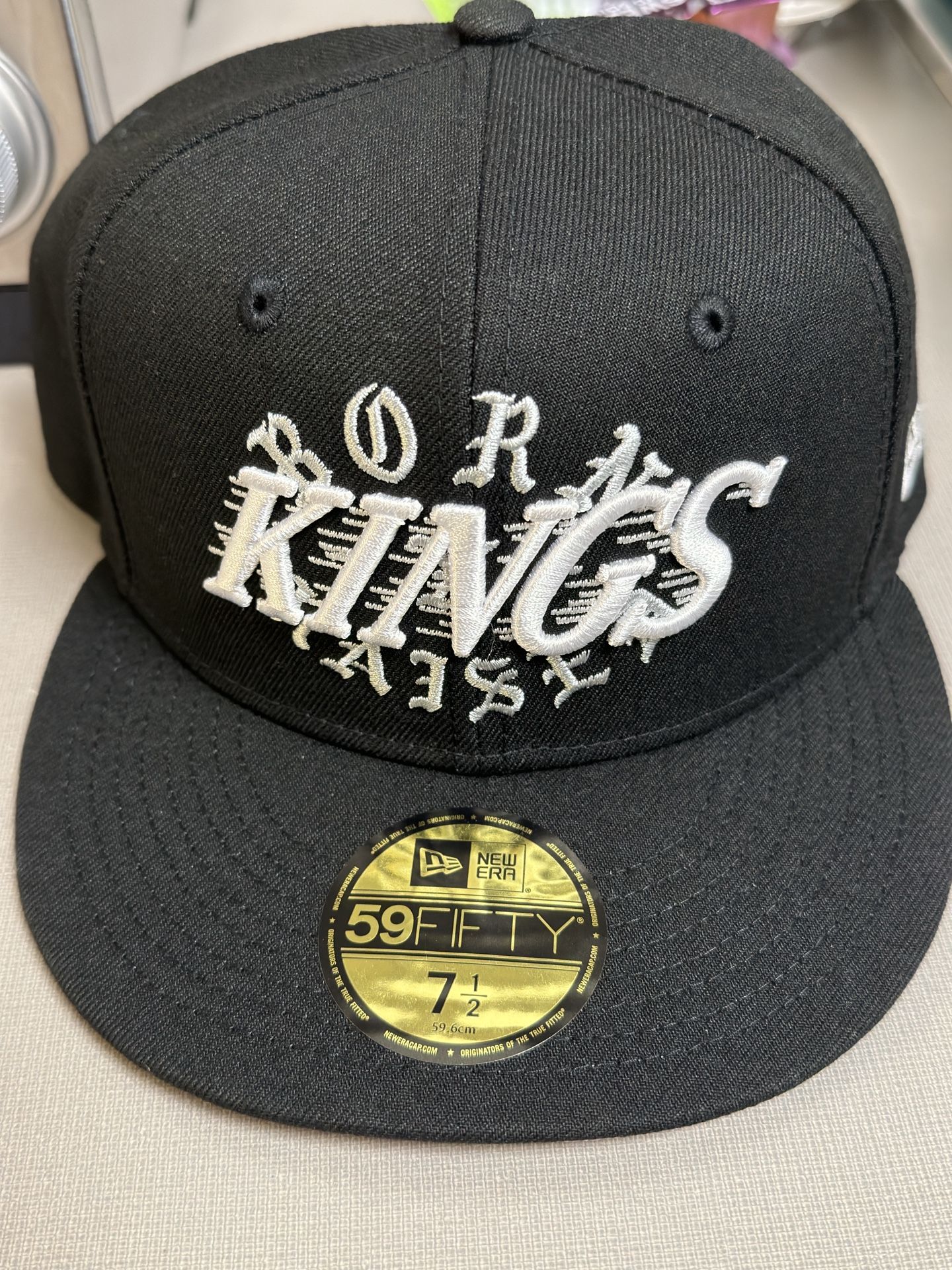 Brand New La Kings Born And Raised Fitted Hat Size 7 1/2