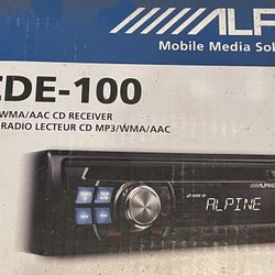 Alpine CDE-100 Car Stereo – Brand New in Box