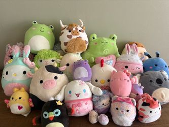 Squishmallow and care bear lot