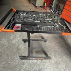 Gear Wrench Tool Cart With Tools 