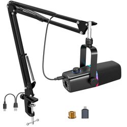 🎙️ ZealSound KD8S Dynamic Microphone Kit w/ Boom Arm