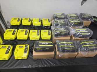 Ryobi 40V 4Ah Lithium Battery W/ Charger New