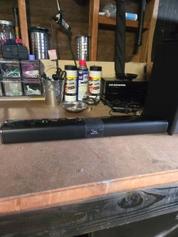 Saiyin Sound Bar for Smart TV with 5.25 Inch Subwoofer, 100W 24 Inch Soundbar for TV, TV Soundbar with Optical, ARC, AUX and Bluetooth 5.3 Inputs, Det