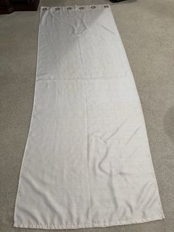 light beige Grommet Curtain Panel