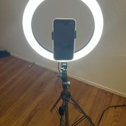 Ring Light With Bluetooth Remote For Pictures 