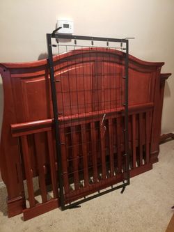 Solid wood crib
